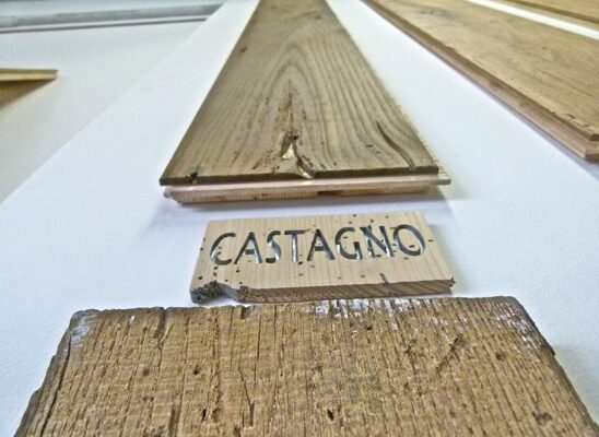 Pavimenti in Castagno prima e dopo
