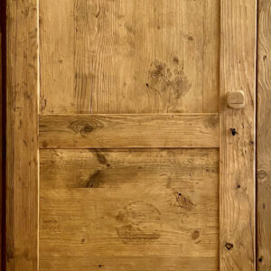 Porta in abete di recupero